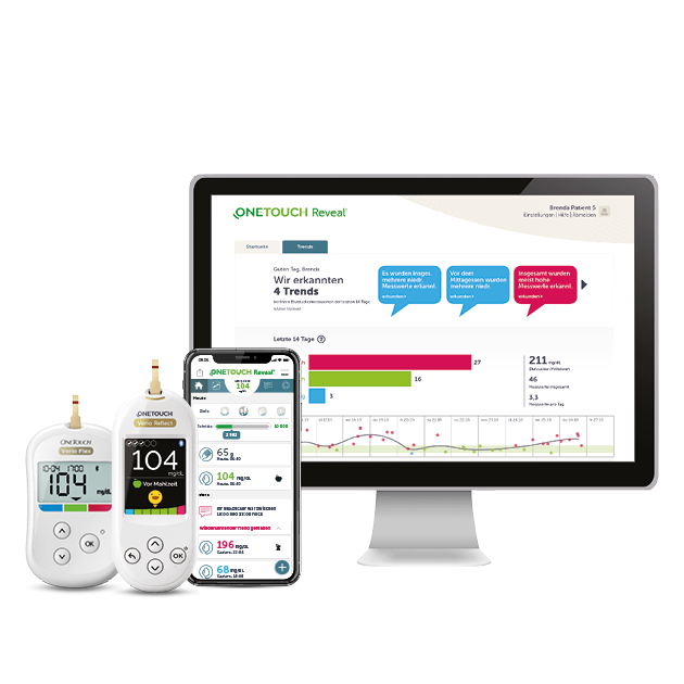 OneTouch Reveal™ Mobile und Web App
